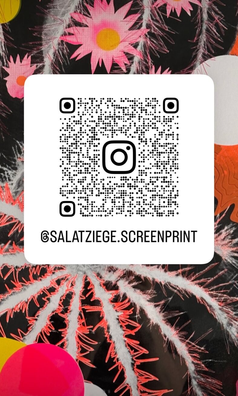 Instagram Profil Salatziege Screenprint